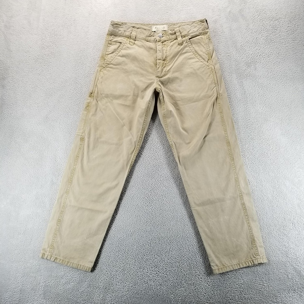 Madewell Pants Mens 30x30 Beige Relaxed Straight Carpenter Utility Workwear